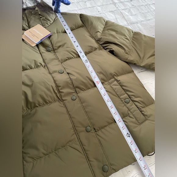 Patagonia Silent Down Jacket Puffer Women's size XL Basin Green - Picture 8 of 15